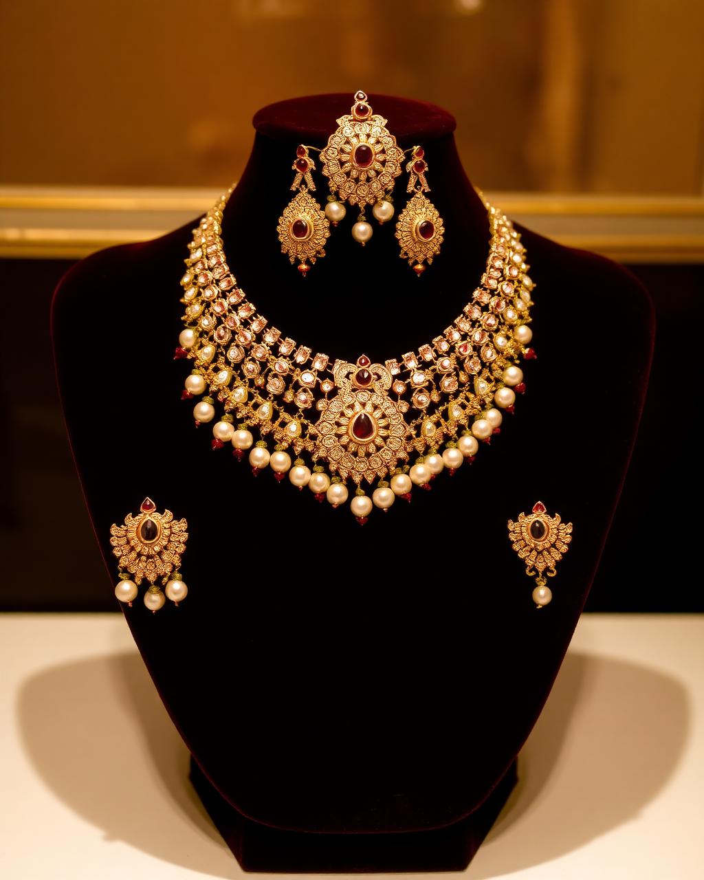 Bridal necklace set